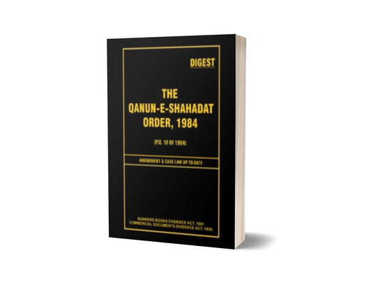 THE QANUN-E-SHAHADAT ORDER, 1984 For Law Book By MANZOOR AHMED &#8211; Mansoor Book House-Books-Maktaba Sultan e Alamgir