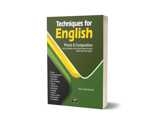 Techniques For English Precis &#038; Composition By HSM Publisher-Books-Maktaba Sultan e Alamgir