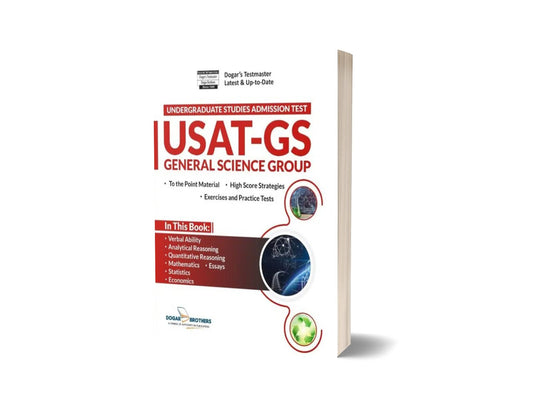 USAT (Undergraduate Studies Admission Test) For General Science Group By Dogar Brothers-Books-Maktaba Sultan e Alamgir