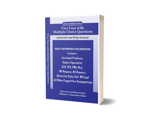 Viva Voce with Multiple Choice Question &#8211; Kitab Mahal Pvt Ltd-Books-Maktaba Sultan e Alamgir