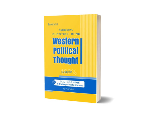 Westren Political Thought For CSS, PMS By Asif Malik &#8211; Emporium Publishers-Books-Maktaba Sultan e Alamgir