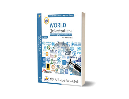 World Organizations By Sarfaraz Ansari-National Officer Academy-Books-Maktaba Sultan e Alamgir