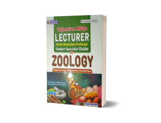 Zoology Lecturer Recruitment Guide By Dogar Publishers-Books-Maktaba Sultan e Alamgir