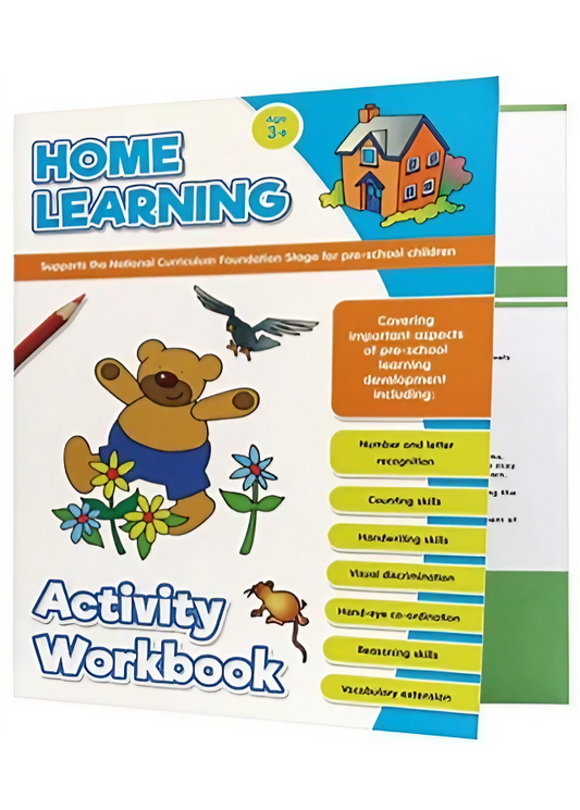 Home Learning Activity Workbook (Age 3-5)-Books-Maktaba Sultan e Alamgir
