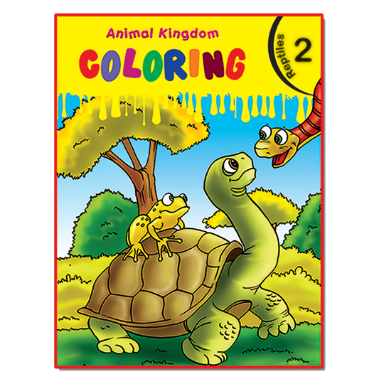 Animal Kingdom Coloring (Reptiles 2)-Books-Maktaba Sultan e Alamgir