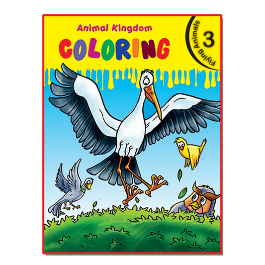 Animal Kingdom Coloring (Flying Animals 3)-Books-Maktaba Sultan e Alamgir