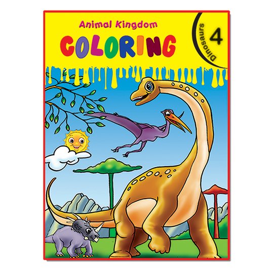 Animal Kingdom Coloring (Dinosaurs 4)-Books-Maktaba Sultan e Alamgir