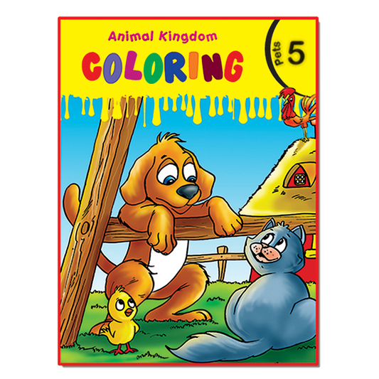 Animal Kingdom Coloring (Pets 5)-Books-Maktaba Sultan e Alamgir