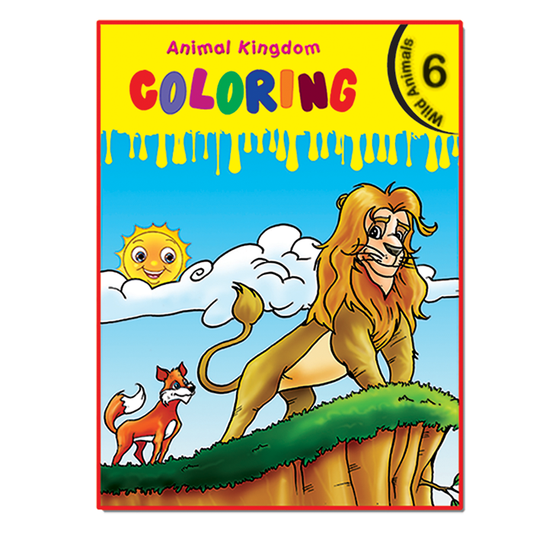 Animal Kingdom Coloring (Wild Ainmals 6)-Books-Maktaba Sultan e Alamgir
