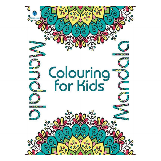 MANDALA COLORING FOR KIDS BOOK 2 BLUE-Books-Maktaba Sultan e Alamgir