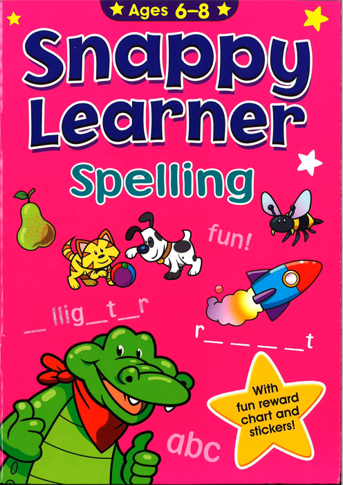 Snappy Learner - Spelling (Ages 6 To 8)-Books-Maktaba Sultan e Alamgir