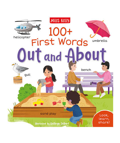 100+ First Words Out and About-Books-Maktaba Sultan e Alamgir