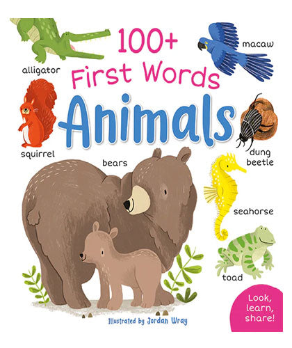 100+ First Words Animals-Books-Maktaba Sultan e Alamgir