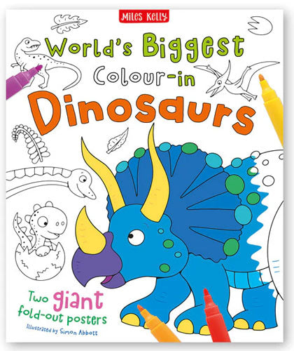 World's Biggest Colour-in: Dinosaurs-Books-Maktaba Sultan e Alamgir