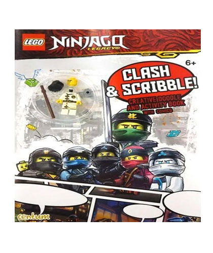 Ninjago Clash & Scribble Creative Doodle and Activity Book-Books-Maktaba Sultan e Alamgir