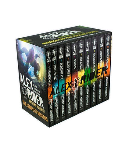 Alex Rider Series Box Set (10 Books)-Books-Maktaba Sultan e Alamgir